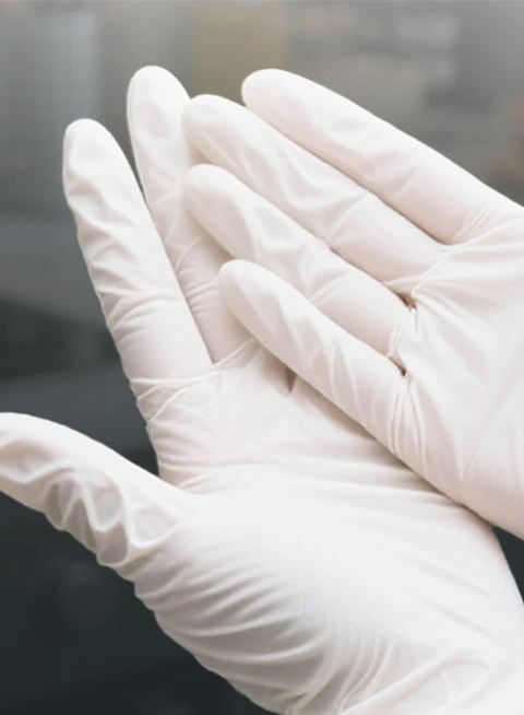 Latex Cleanroom Gloves